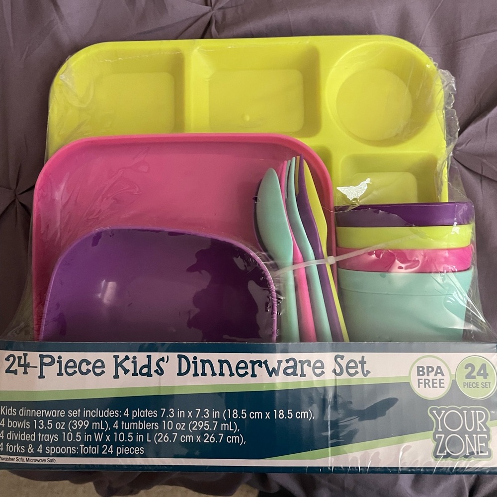 Kids dinnerware set